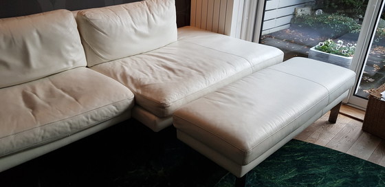 Image 1 of Leather designer sofa