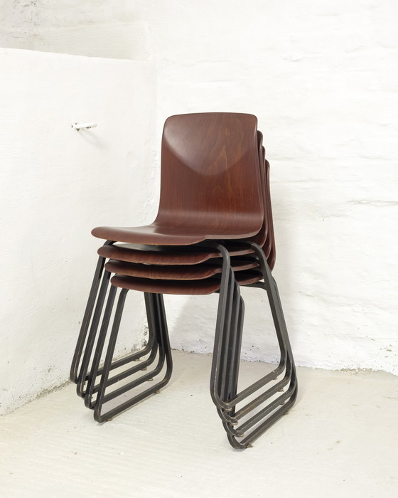 Image 1 of 4x Elmar Flötotto stacking chair