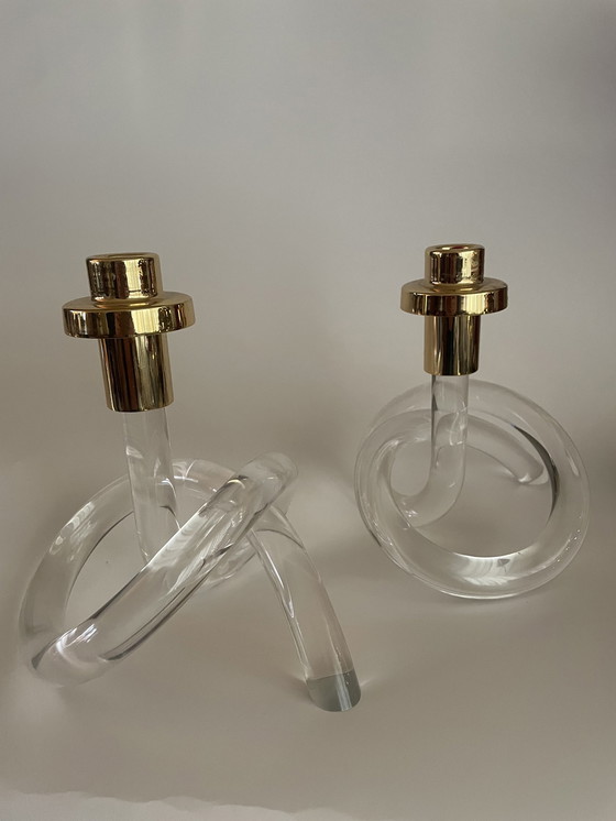 Image 1 of 2 x Dorothy Thorpe candlesticks