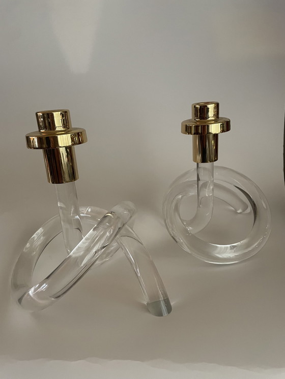 Image 1 of 2 x Dorothy Thorpe candlesticks