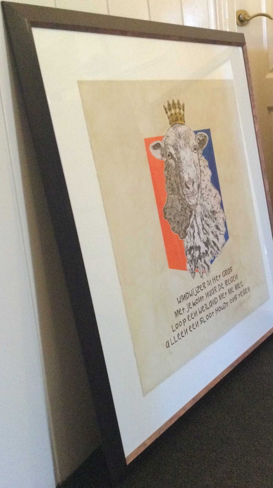 Image 1 of Els Maasson - Royal Grazers | series of 4 color etchings