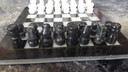 Jeu d'échecs en marbre