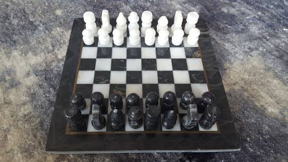 Image 1 of Jeu d'échecs en marbre