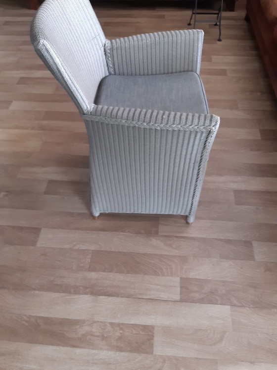 Image 1 of 6x chaises Lloyd loom en rotin