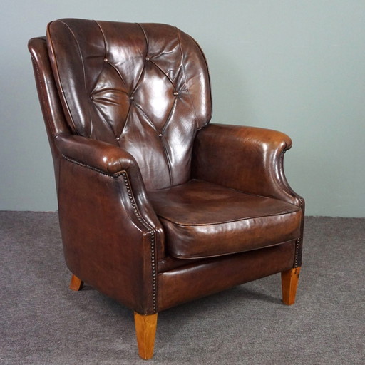 Fauteuil en peau de mouton