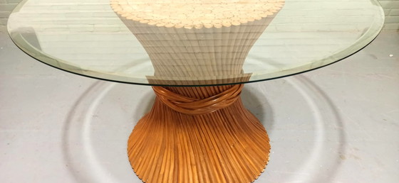 Image 1 of Vintage McGuire dining table, round