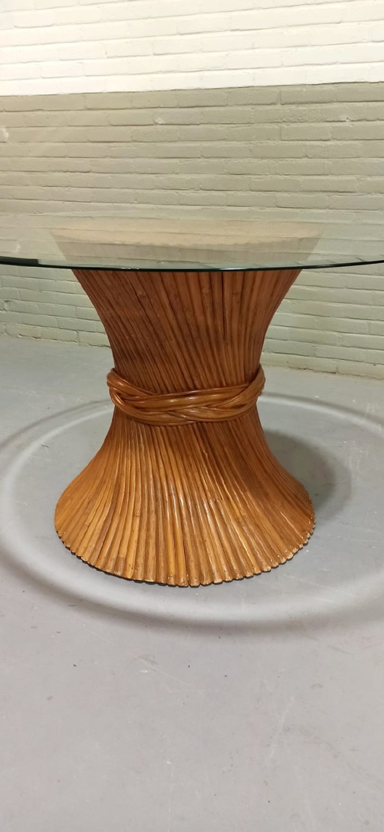 Image 1 of Vintage McGuire dining table, round