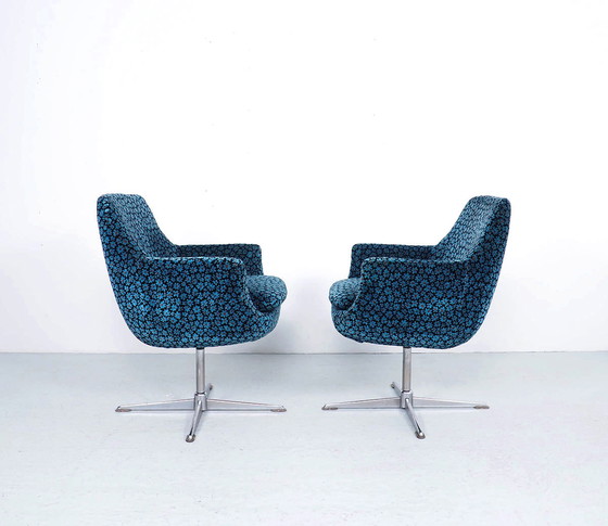 Image 1 of 2 cocktail swivel chairs, 1960s