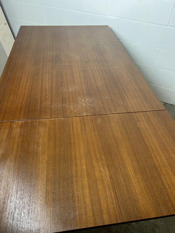 Image 1 of Mid century extendable dining table mahjongg vlaardingen