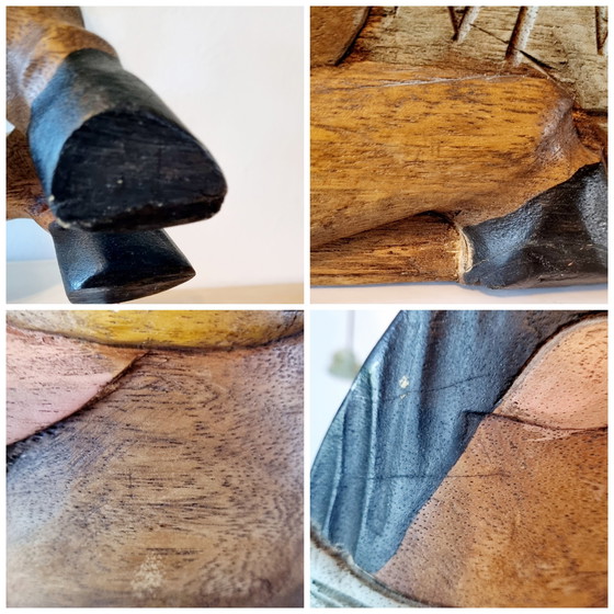 Image 1 of Caballo de madera antiguo