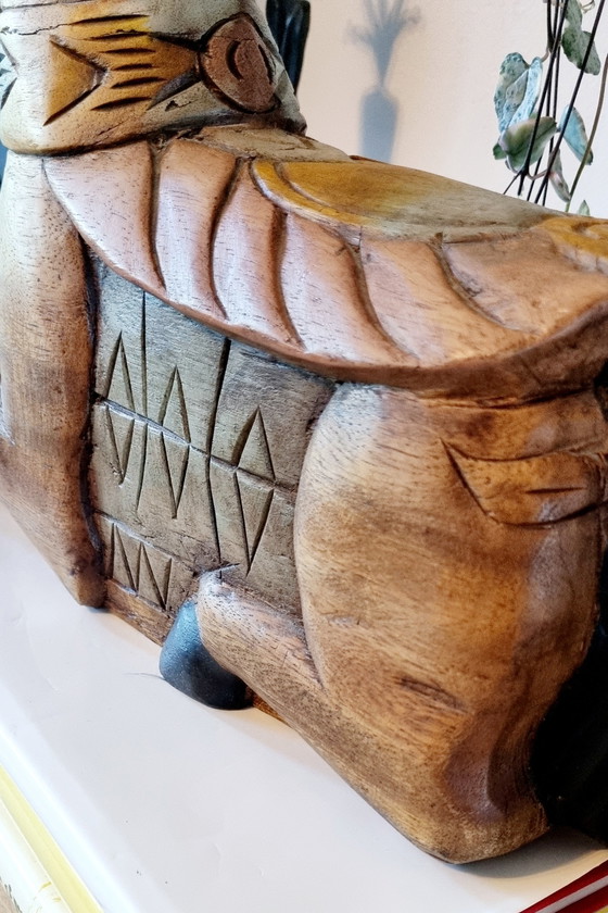 Image 1 of Caballo de madera antiguo