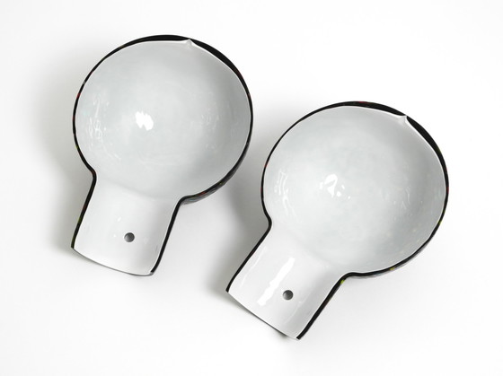 Image 1 of 2x lampes de table italiennes vintage des années 1980