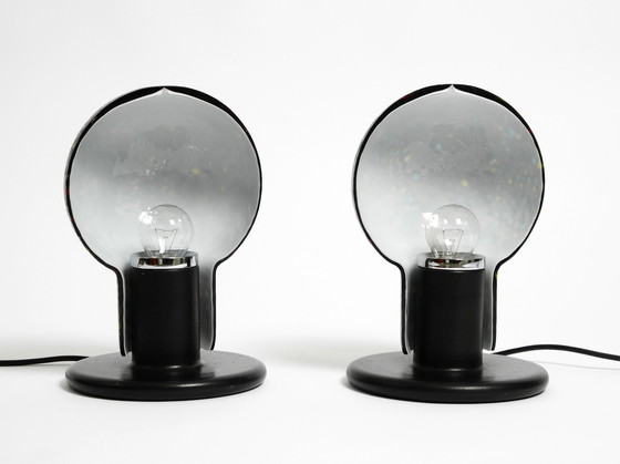 Image 1 of 2x lampes de table italiennes vintage des années 1980