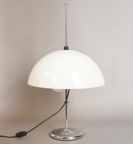 Image 1 of White Space Age Tulip Lamp, 1970s