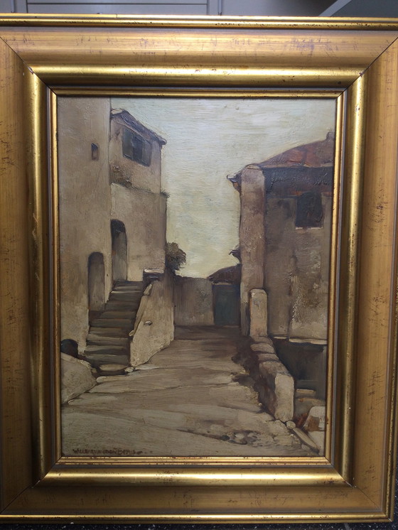 Image 1 of Willem van den Berg Rue de Limone, peinture