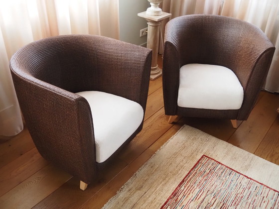 Image 1 of 2xPierantonio Bonacina club chairs