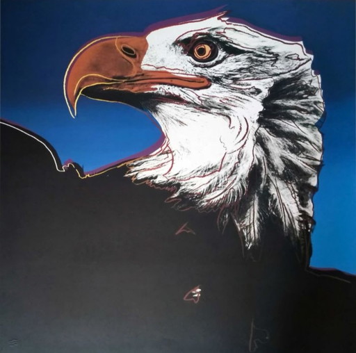 Andy Warhol - Bald Eagle- éditeur Ronald Feldman Fine Arts, Inc.