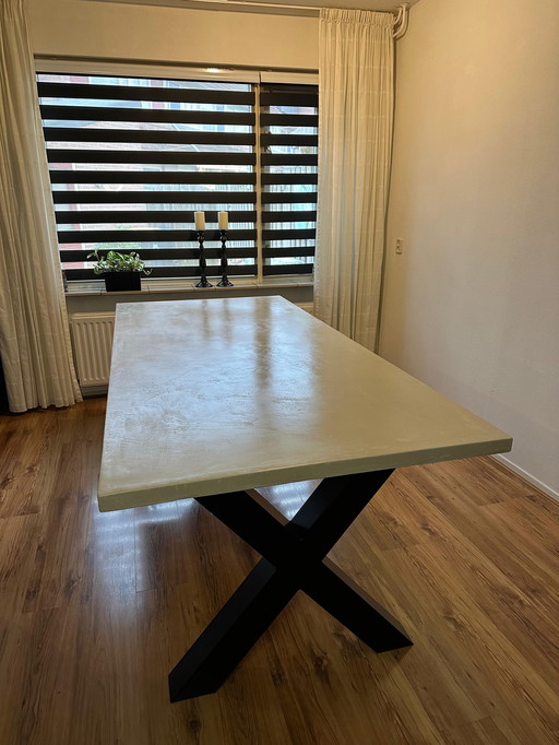 N'interieur table X-leg - rectangle