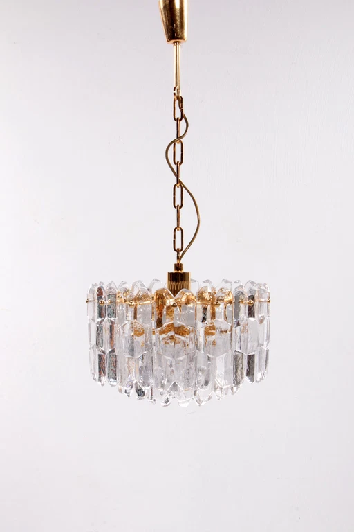 Regency style hanging lamp made of Murano glass by Kalmar, 1960 Austria