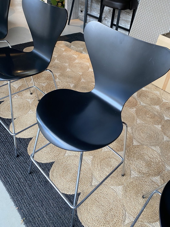 Image 1 of Fritz Hansen butterfly bar stools