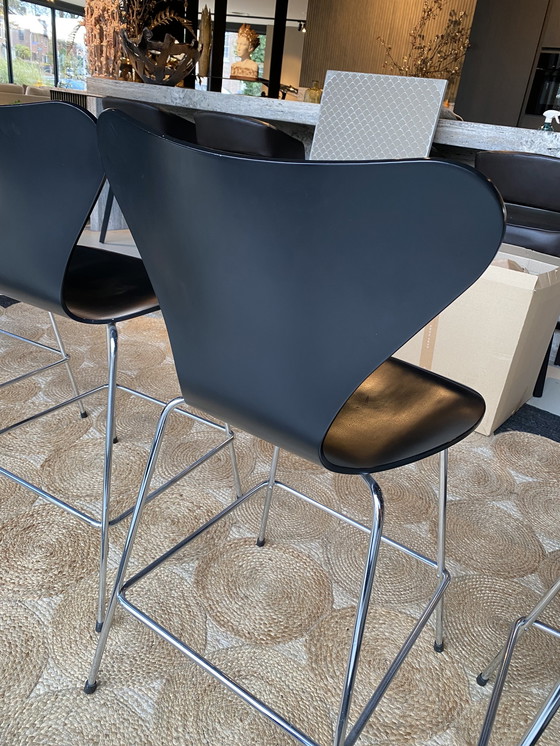 Image 1 of Fritz Hansen butterfly bar stools