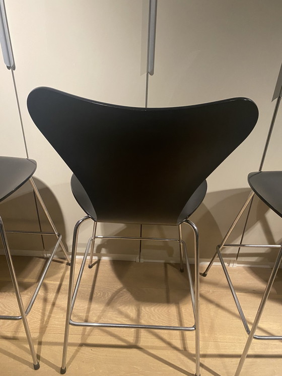 Image 1 of Fritz Hansen butterfly bar stools