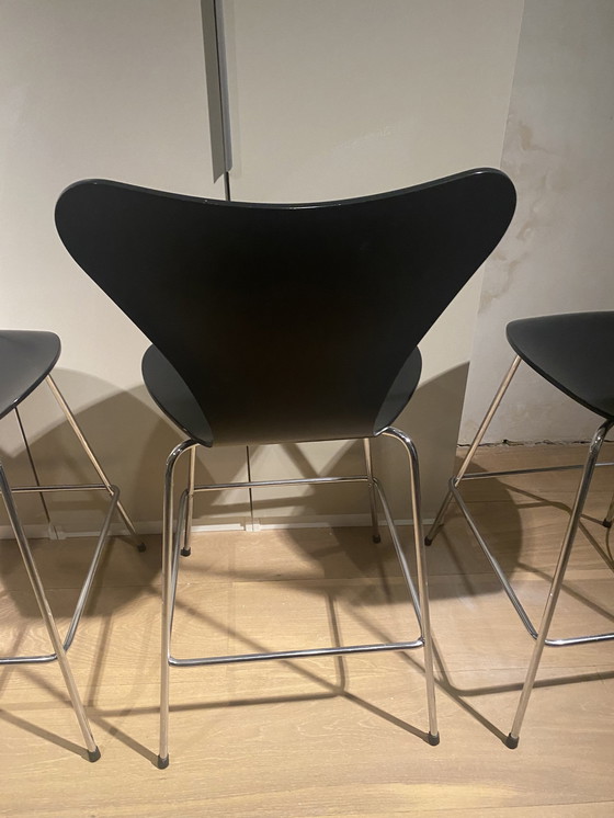 Image 1 of Fritz Hansen butterfly bar stools