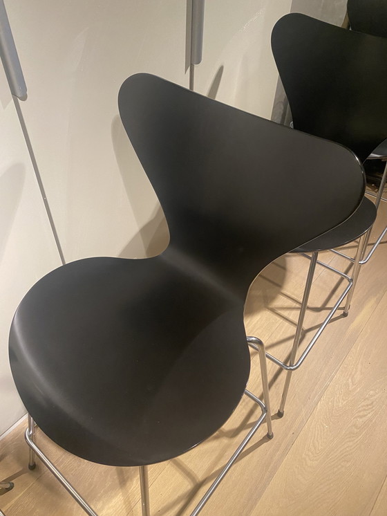 Image 1 of Fritz Hansen butterfly bar stools