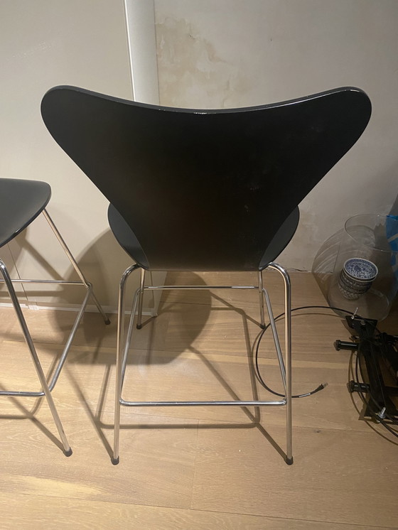 Image 1 of Fritz Hansen butterfly bar stools