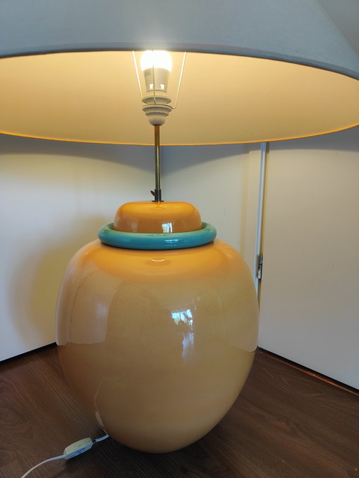 Vintage Francois Chatain design floor lamp