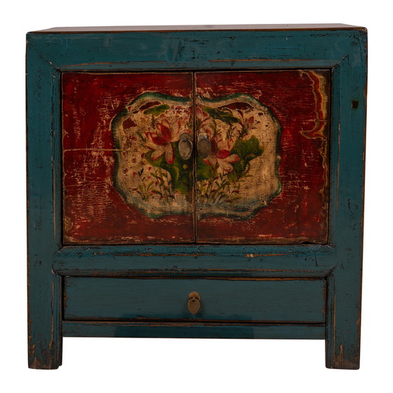 Image 1 of Chinese cabinet with painting