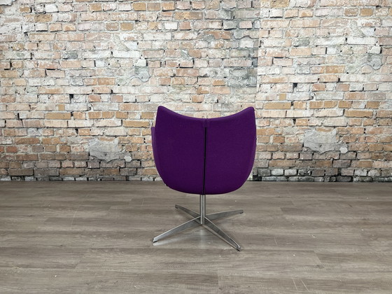 Image 1 of The Padova Basket purple armchair