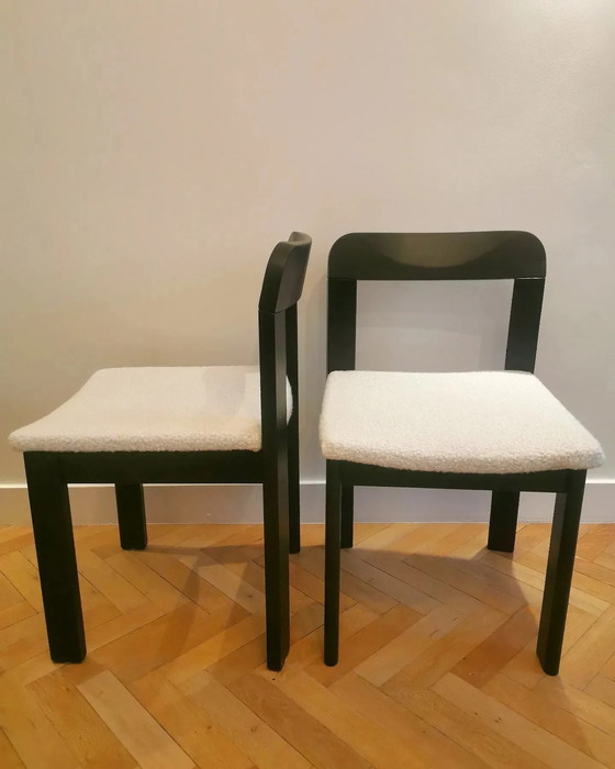 Image 1 of X6 dining chairs in wood