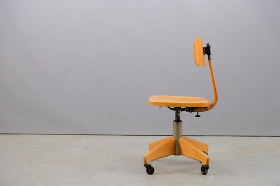 Image 1 of German wooden chair from Federdreh, 1960s