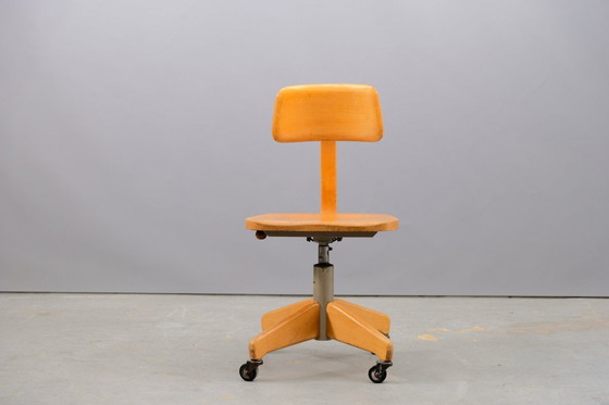 Image 1 of German wooden chair from Federdreh, 1960s