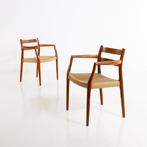 Niels Moller Model 67 Papercord chair