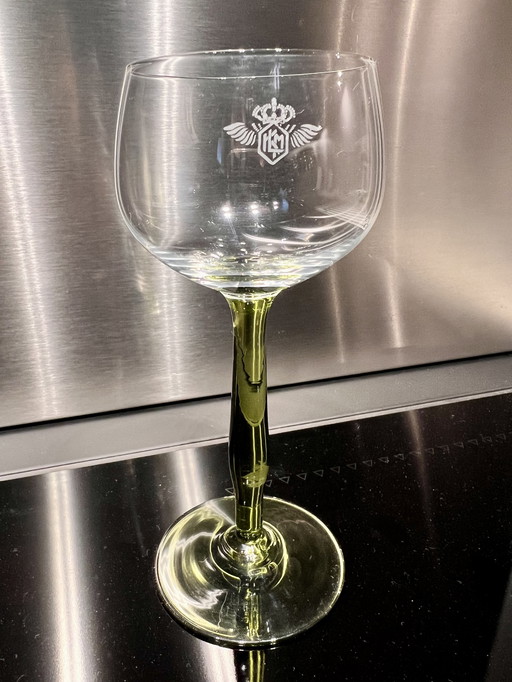 6x Verres à vin KLM