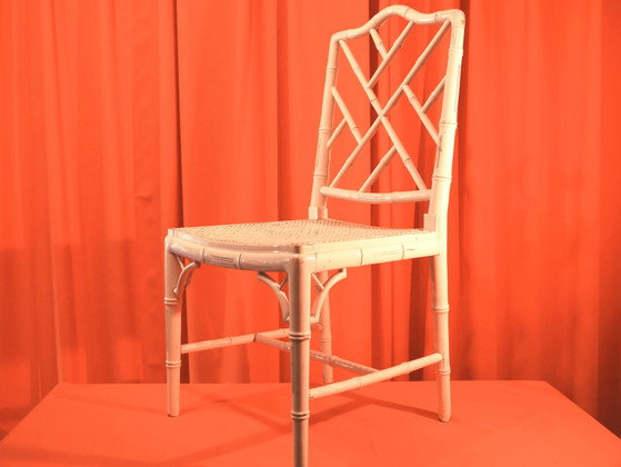 Image 1 of Vintage Jonathan Adler Chinoi Chippendale Bamboo Chair
