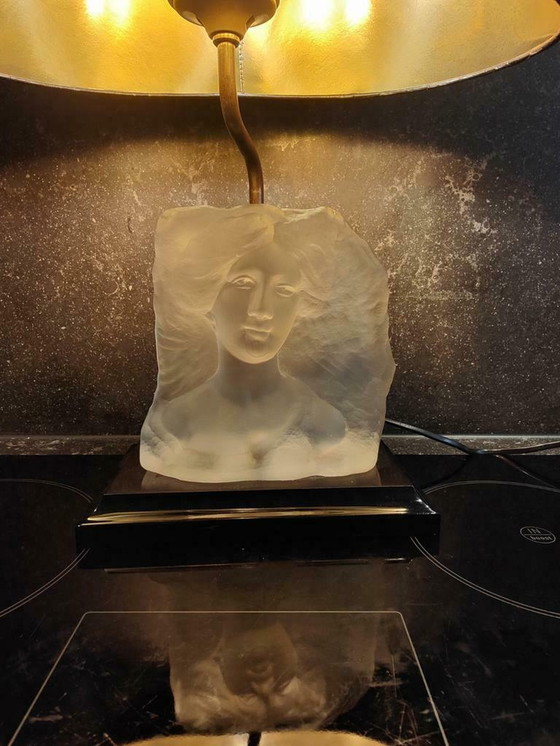 Image 1 of Maison le Dauphin glass woman's head