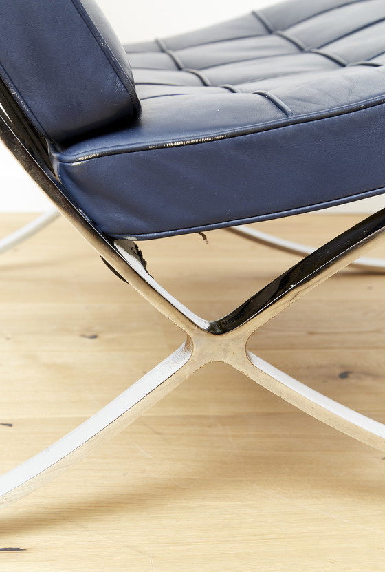 Image 1 of Ludwig Mies van der Rohe MR90 Barcelona Chair for Knoll International