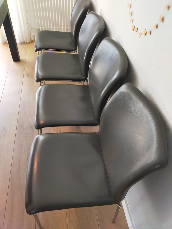 Image 1 of 4x Bert Plantagie dining room chairs