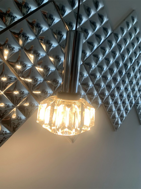 Image 1 of Vintage lamp with cut glass