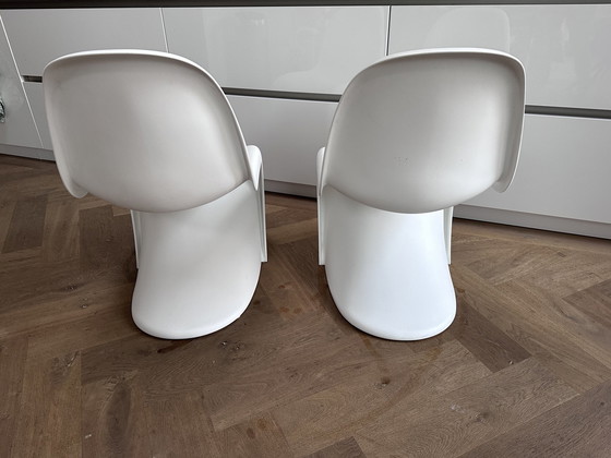 Image 1 of 2x Vitra Panton dining room chair