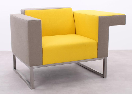 Casala Palau Bricks armchair Yellow