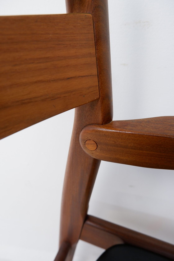 Image 1 of Danish teak office chair, 1960s