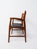 Chaise de bureau danoise en teck, 1960