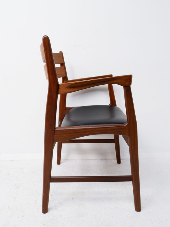 Image 1 of Danish teak office chair, 1960s