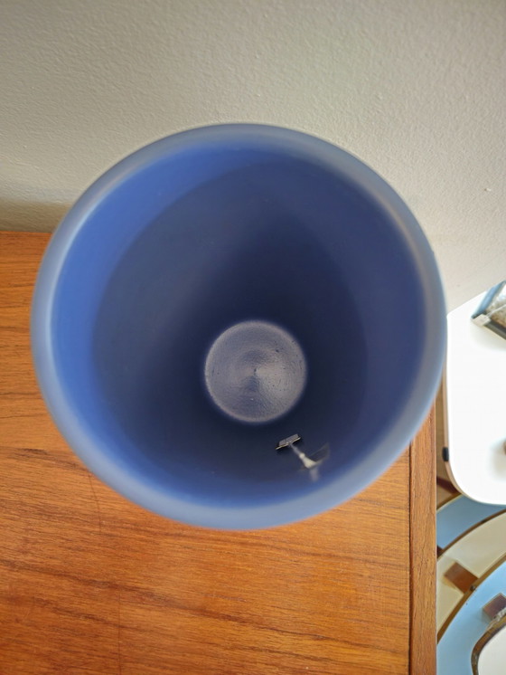 Image 1 of Vintage West Germany Blue Vase