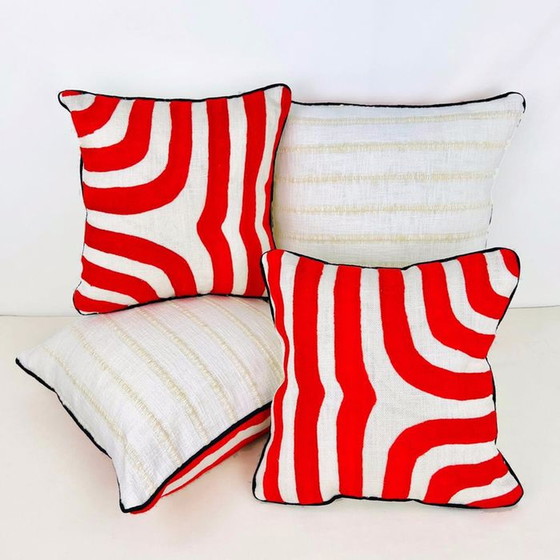 Image 1 of 4x Pierre Frey & Dedar decorative pillows