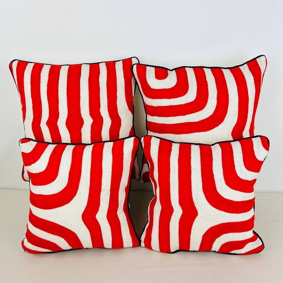 Image 1 of 4x Pierre Frey & Dedar decorative pillows